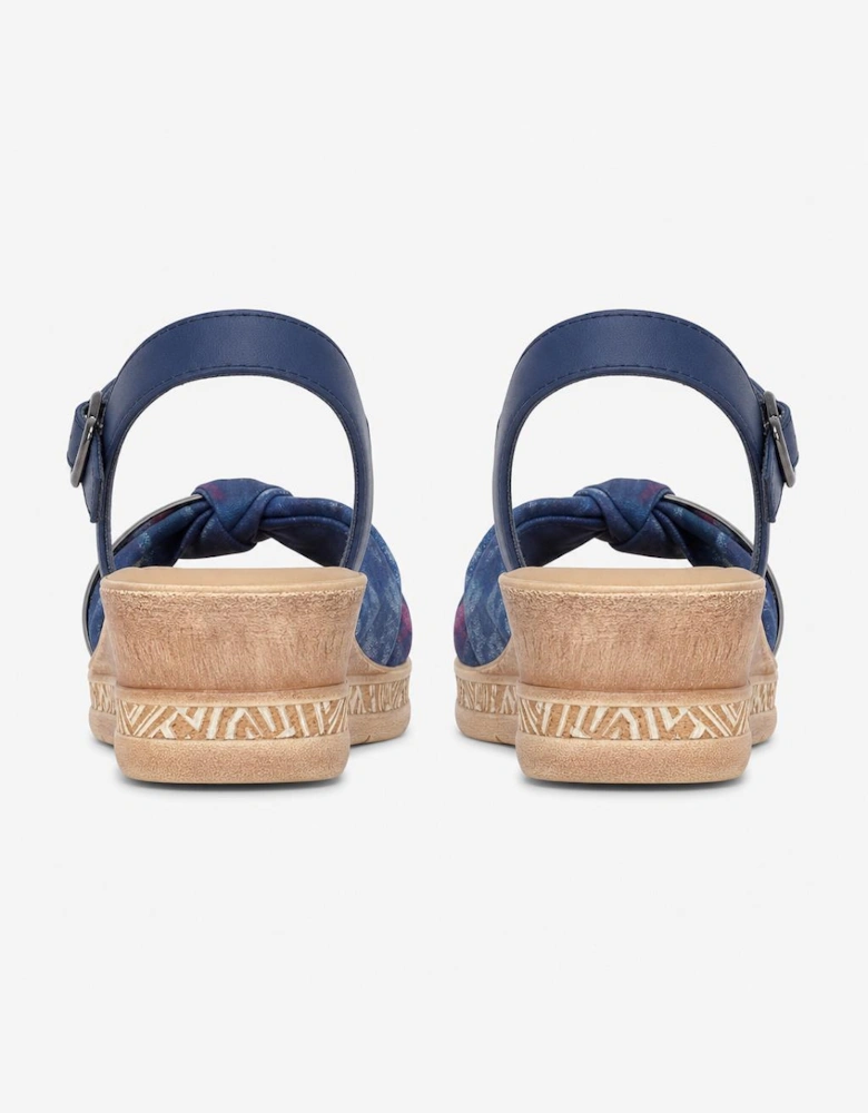 Cipriata SARINA Womens Ankle Strap Sandals Navy
