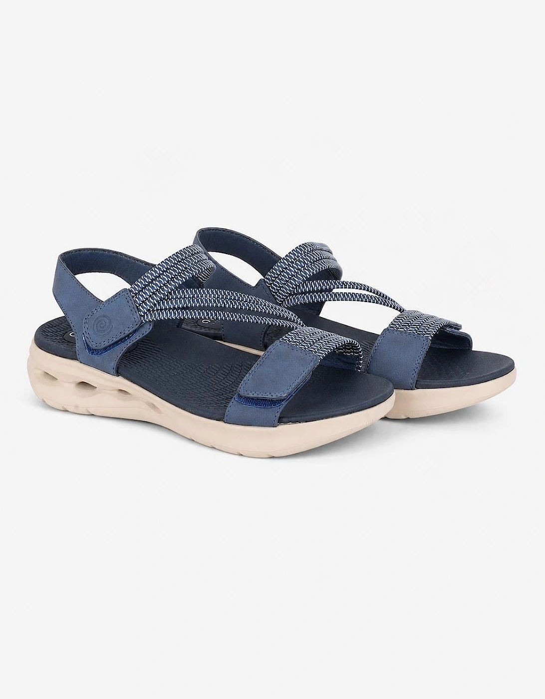 Cipriata ELENA Womens Ankle Strap Sandals Navy Blue