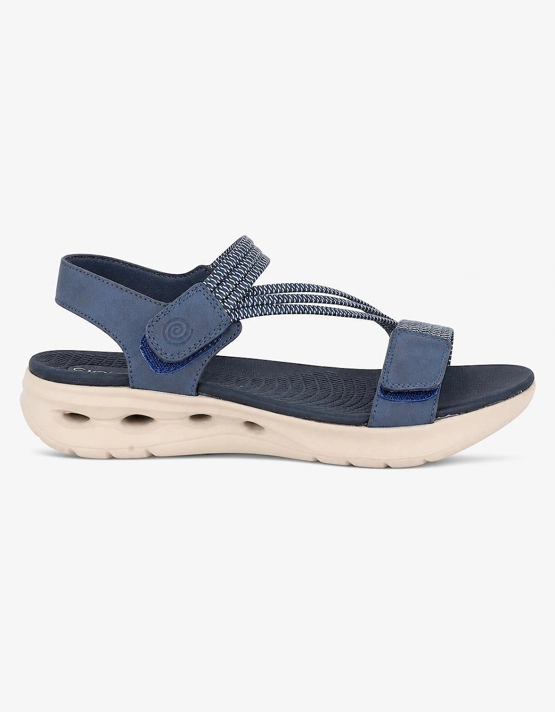 Cipriata ELENA Womens Ankle Strap Sandals Navy Blue