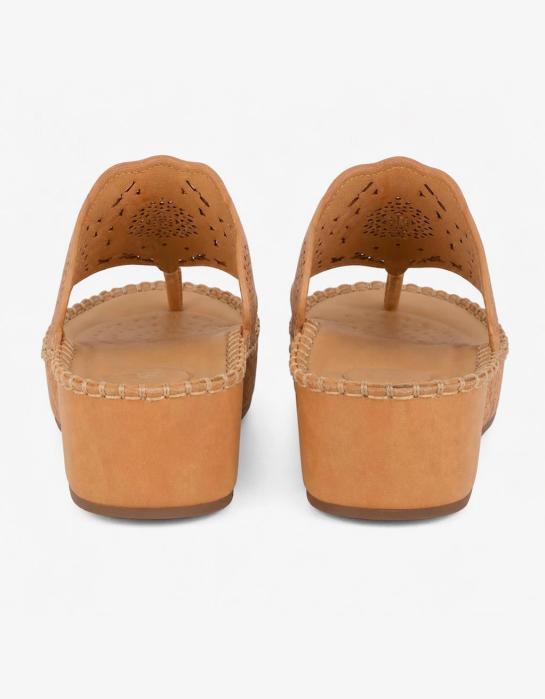 Cipriata CORINA Womens Toe-Post Sandals Light Tan