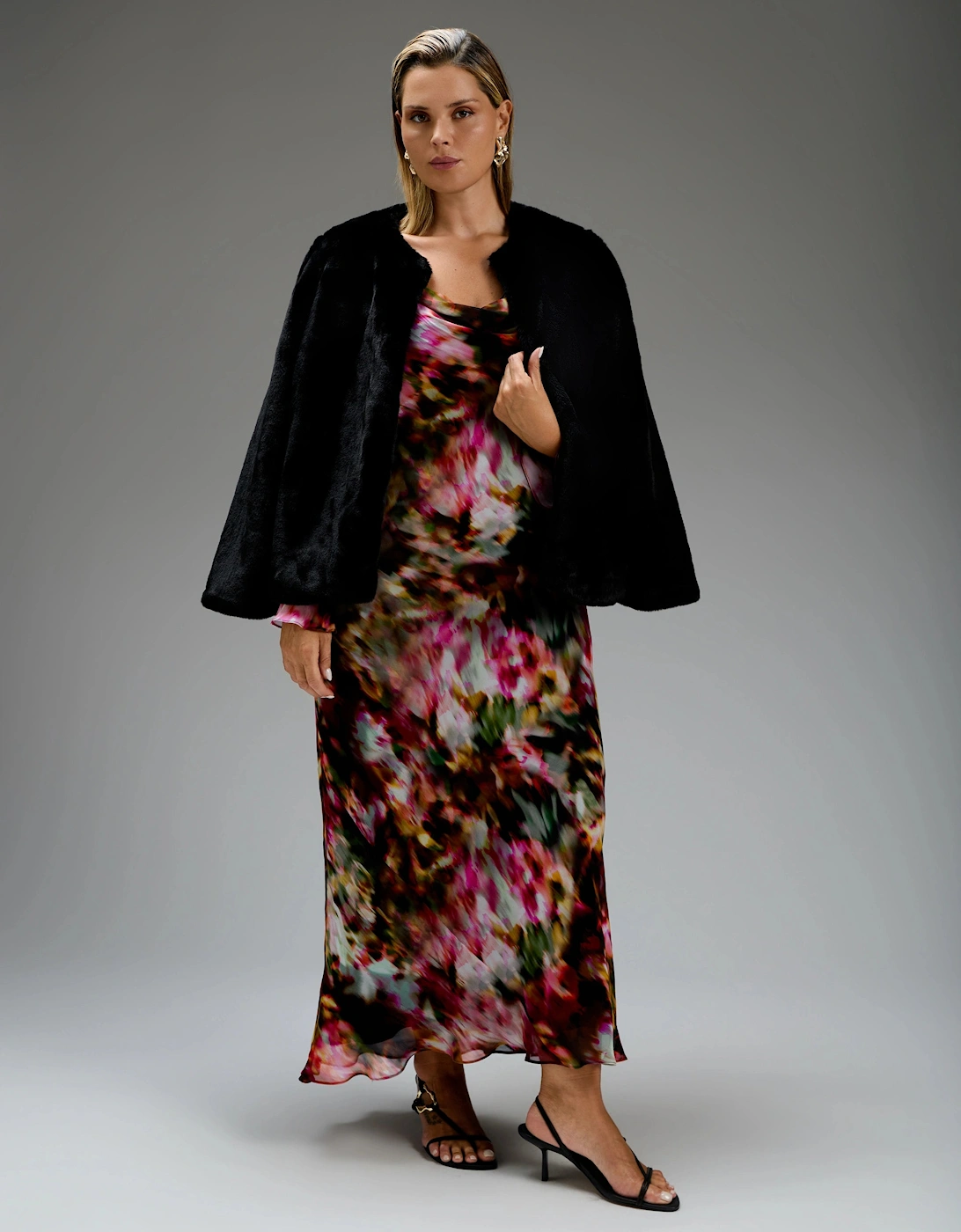 Black Faux Fur Jacket