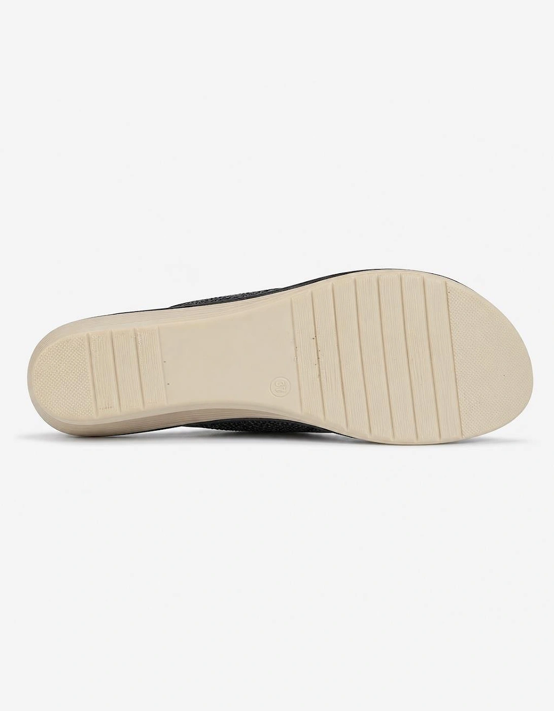 Cipriata SANDRA Womens Toe-Post Sandals Black