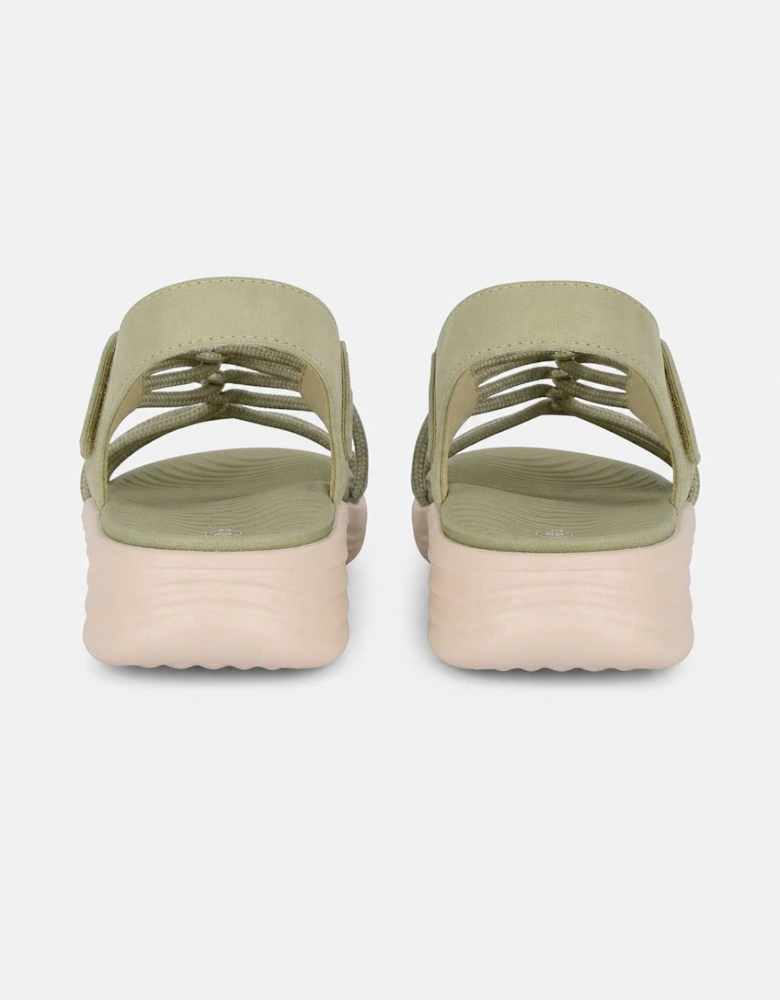 Cipriata ELETTA Womens Cross Strap Sandals Sage Green