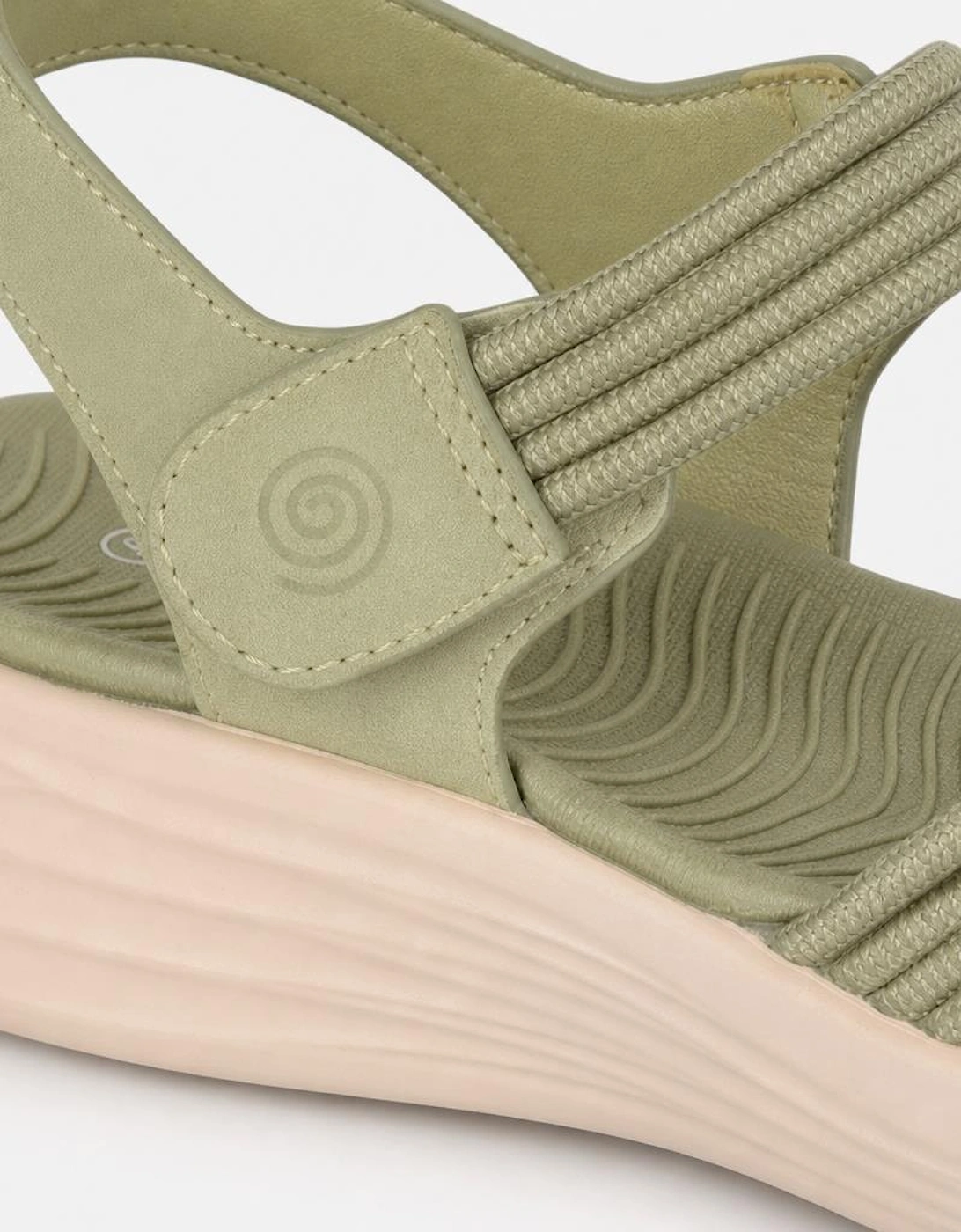 Cipriata ELETTA Womens Cross Strap Sandals Sage Green