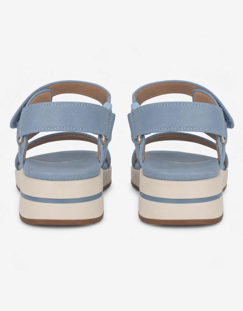Cipriata FENIA Womens Ankle Strap Sandals Blue Jeans