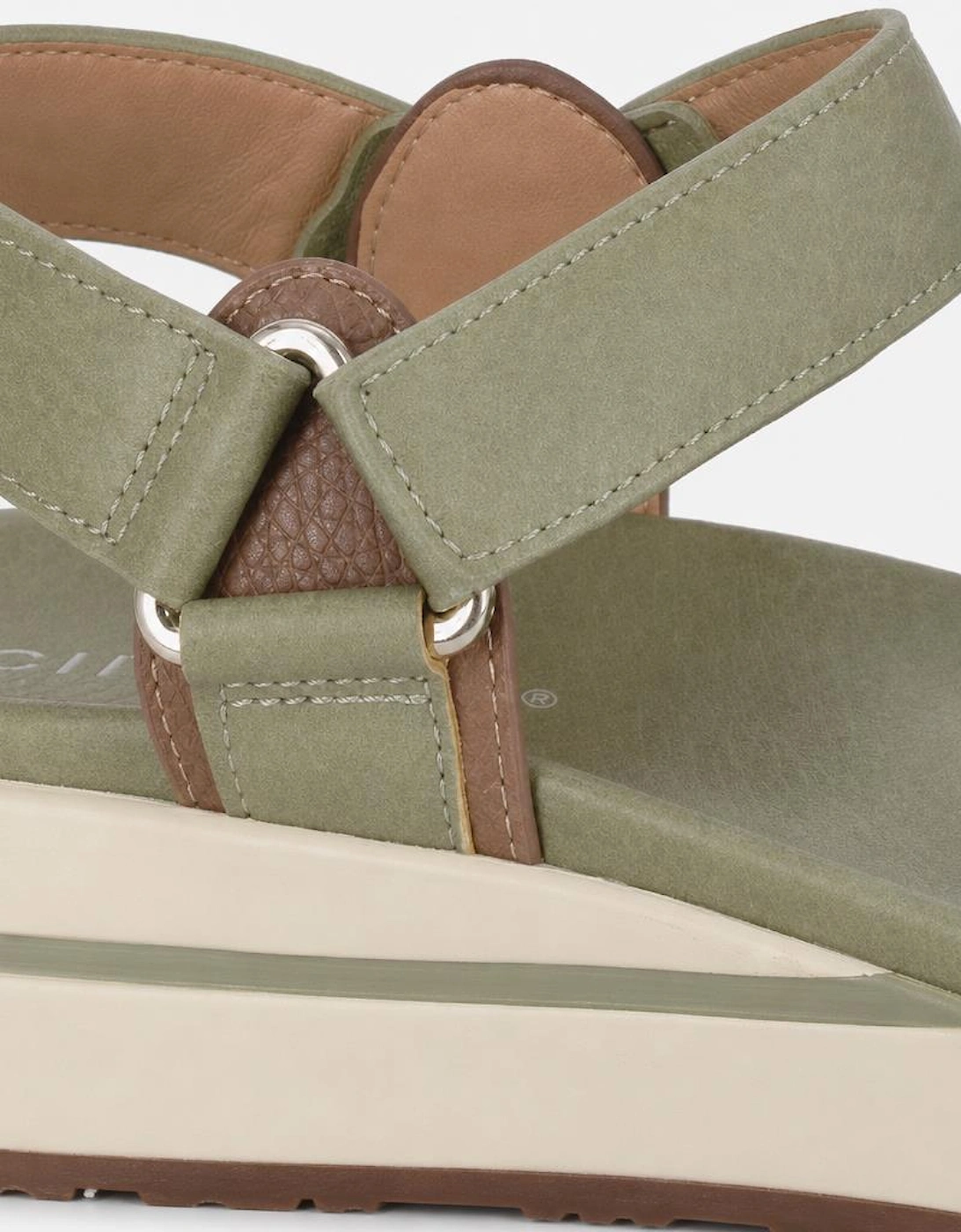 Cipriata FENIA Womens Ankle Strap Sandals Green