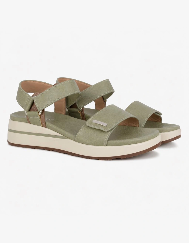 Cipriata FENIA Womens Ankle Strap Sandals Green