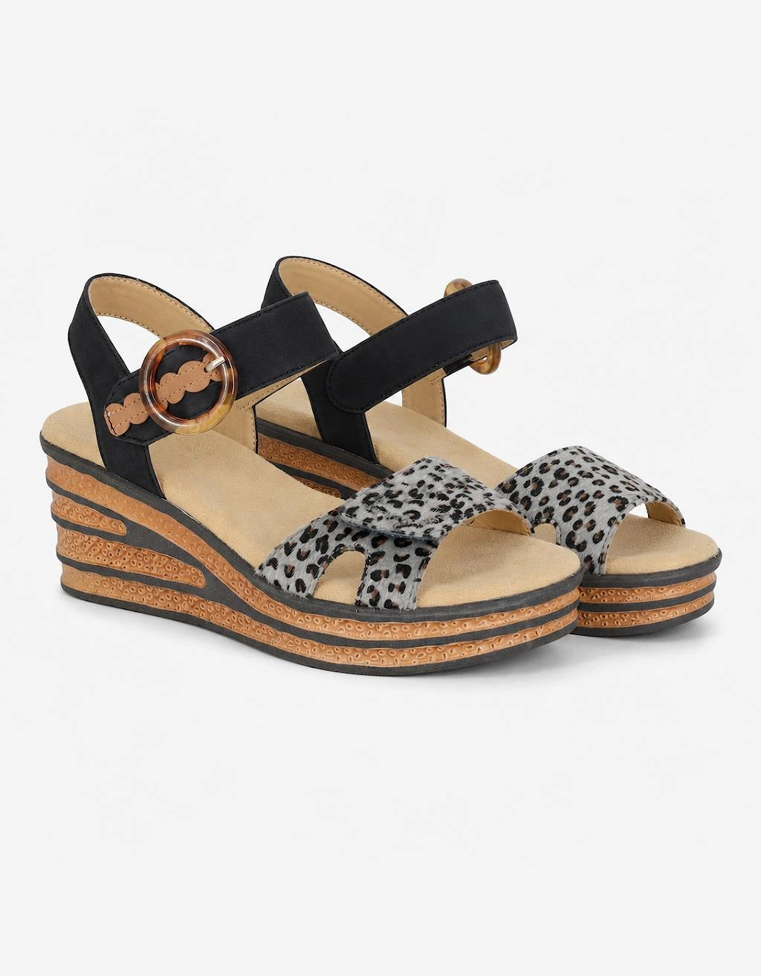 Cipriata DANTA Womens Ankle Strap Sandals Black