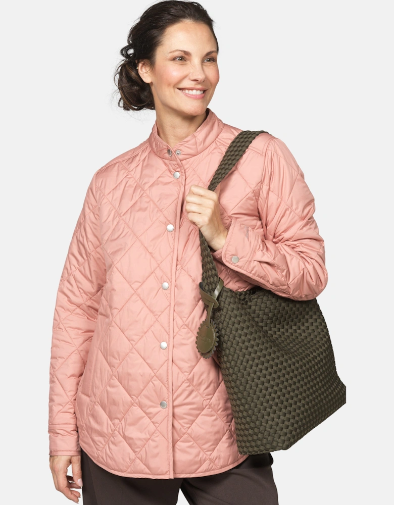 Ilse Jacobsen Braided Woven Womens Shell Tote Bag - Army 410