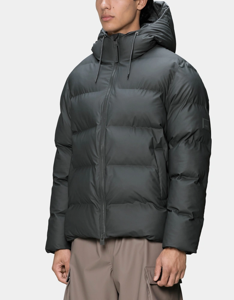 Rains Alta Unisex Puffer Jacket - 153 Dark Grey