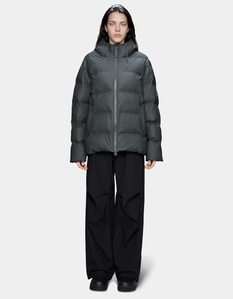 Rains Alta Unisex Puffer Jacket - 153 Dark Grey
