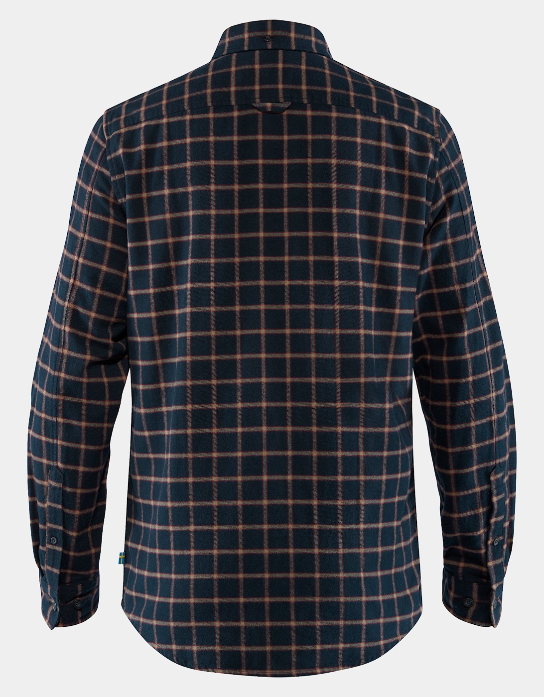 Fjallraven Övik Flannel Mens Long Sleeve Shirt - Dark Navy 555