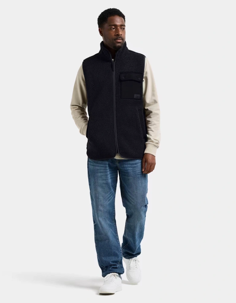 Didriksons Unisex Rasmus Fleece Gilet 2 - Black 060