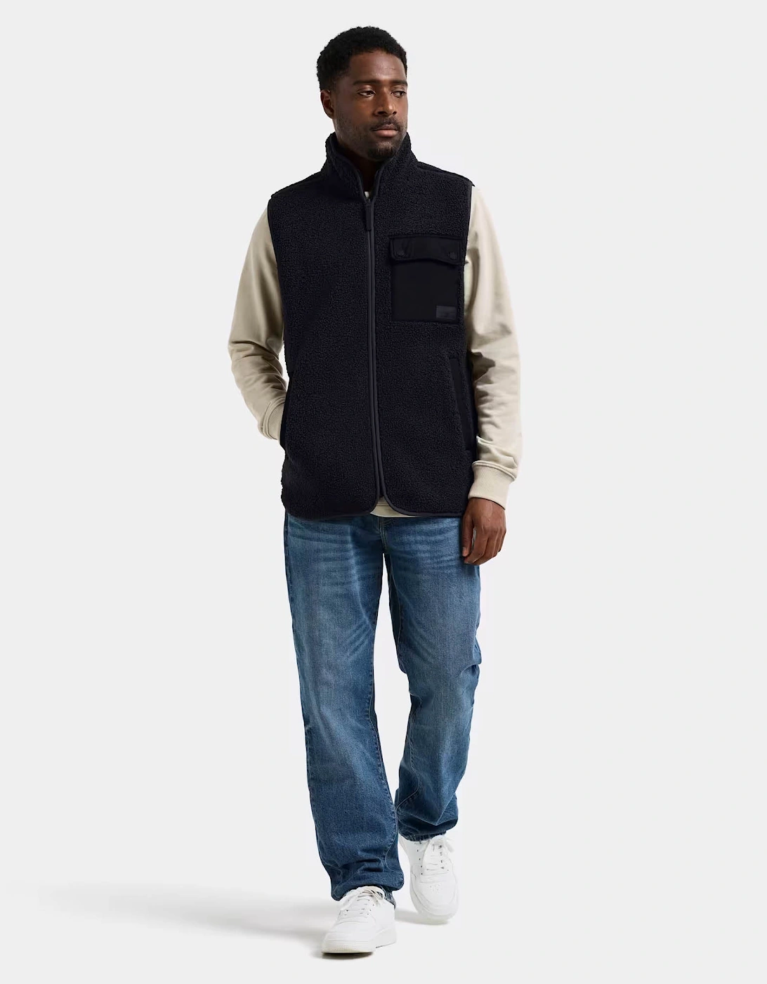 Didriksons Unisex Rasmus Fleece Gilet 2 - Black 060