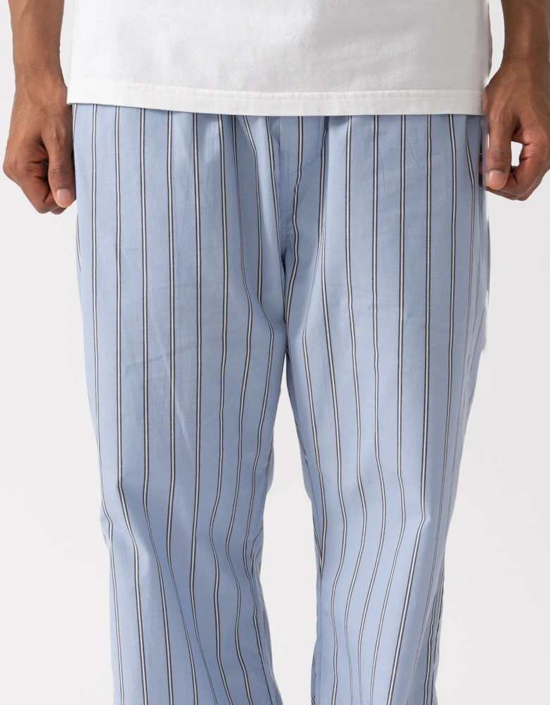 GANT Mens Striped Poplin Pyjama Pants - 411 Lavender Blue