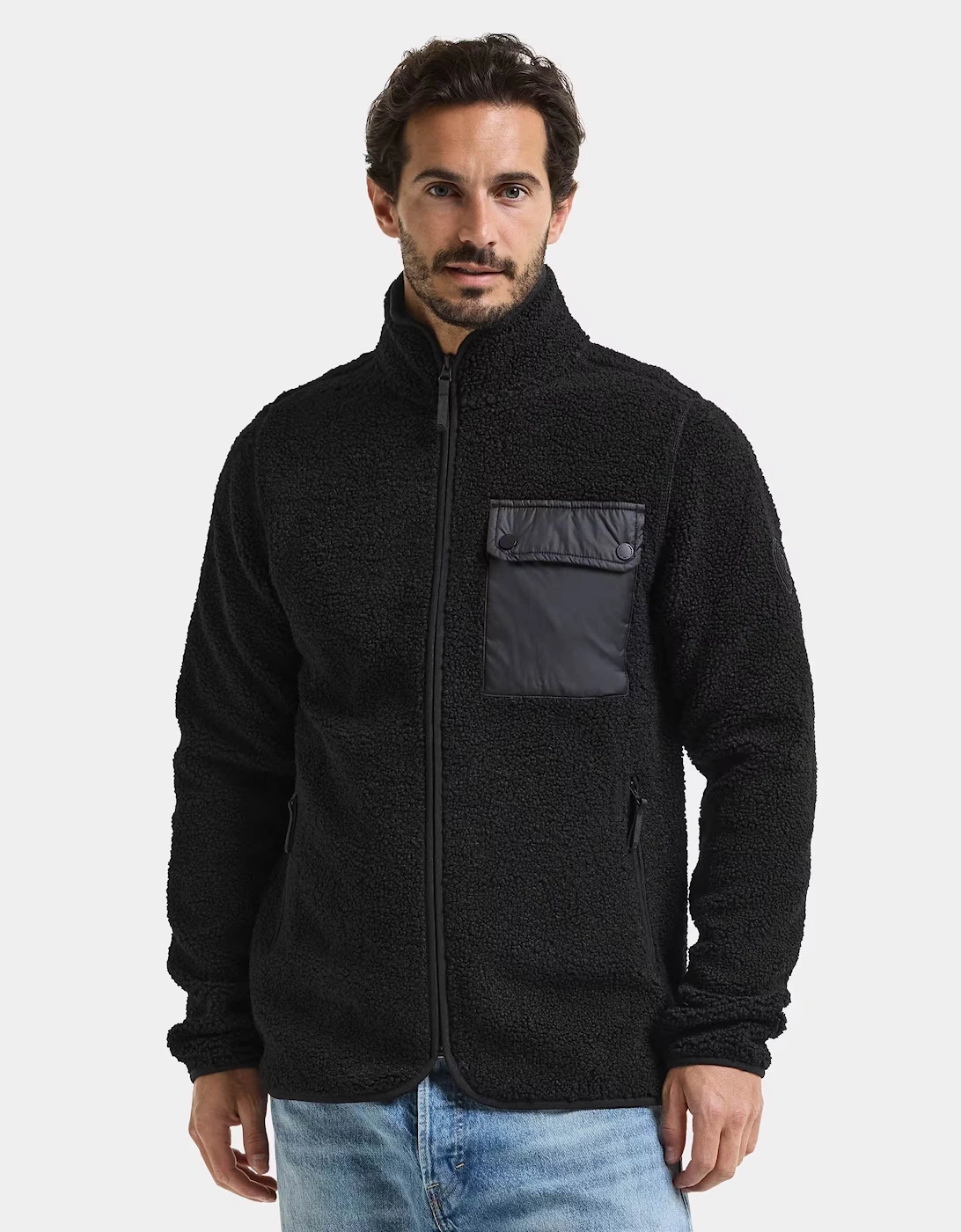 Women's Didriksons Unisex Peter Full Zip Fleece 3 - Black 060 - Size: 12