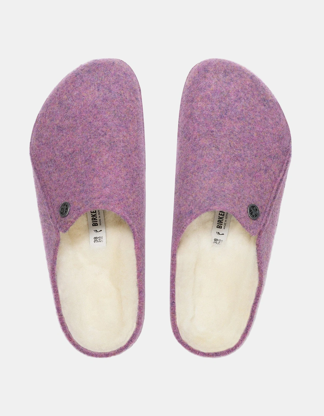 Birkenstock Zermatt Shearling FE Womens Clogs - Mauve Melange