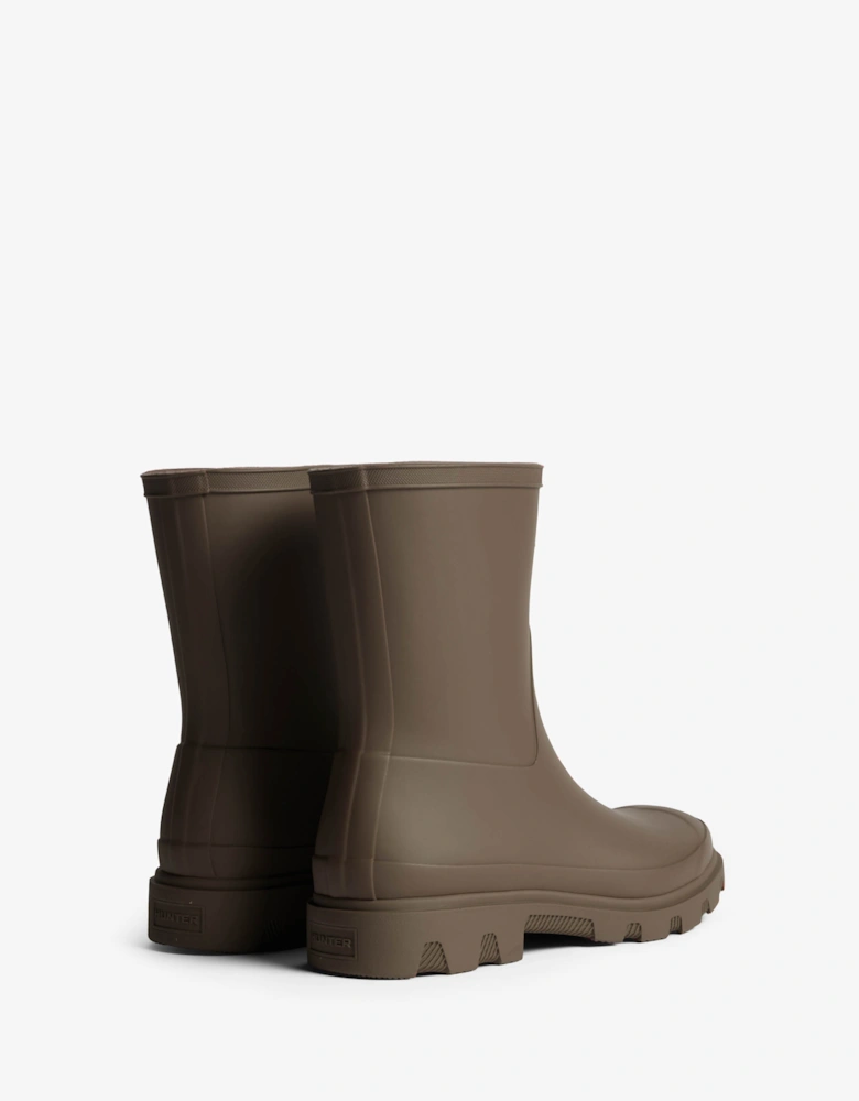 Hunter Unisex Downpour Short Boot - Chocolate Brown