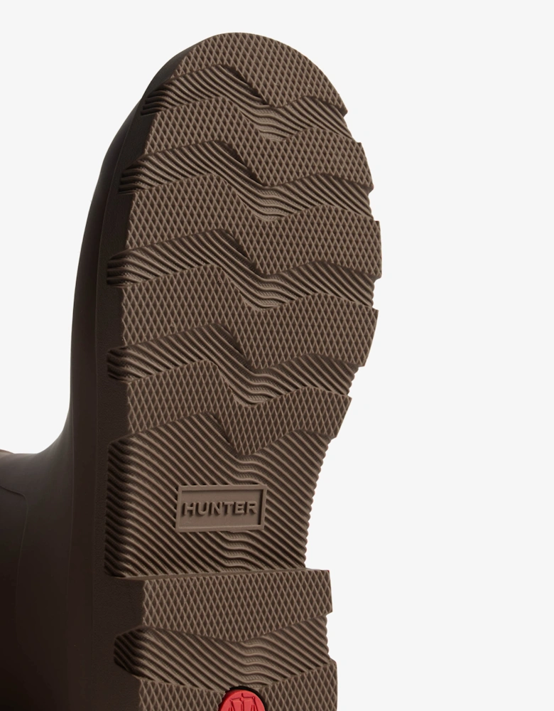 Hunter Unisex Downpour Short Boot - Chocolate Brown