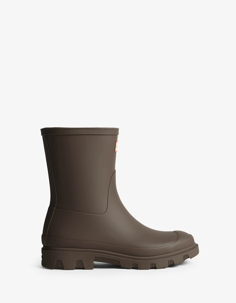Hunter Unisex Downpour Short Boot - Chocolate Brown