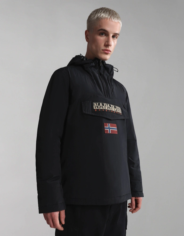 Napapijri Rainforest Winter 3 Mens Hooded Anorak - Black 041