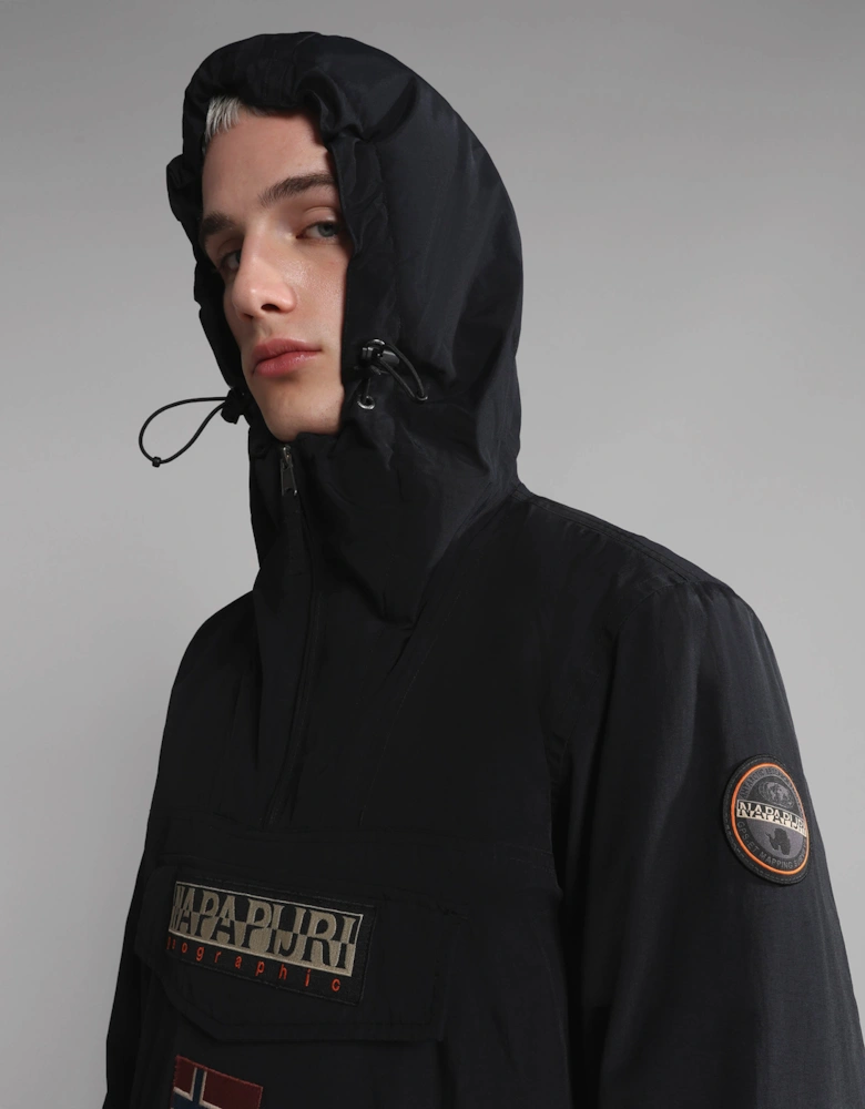 Napapijri Rainforest Winter 3 Mens Hooded Anorak - Black 041