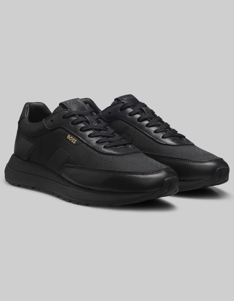BOSS Orange Vinston_Runn_nymnlt Mens Trainers - Black 005