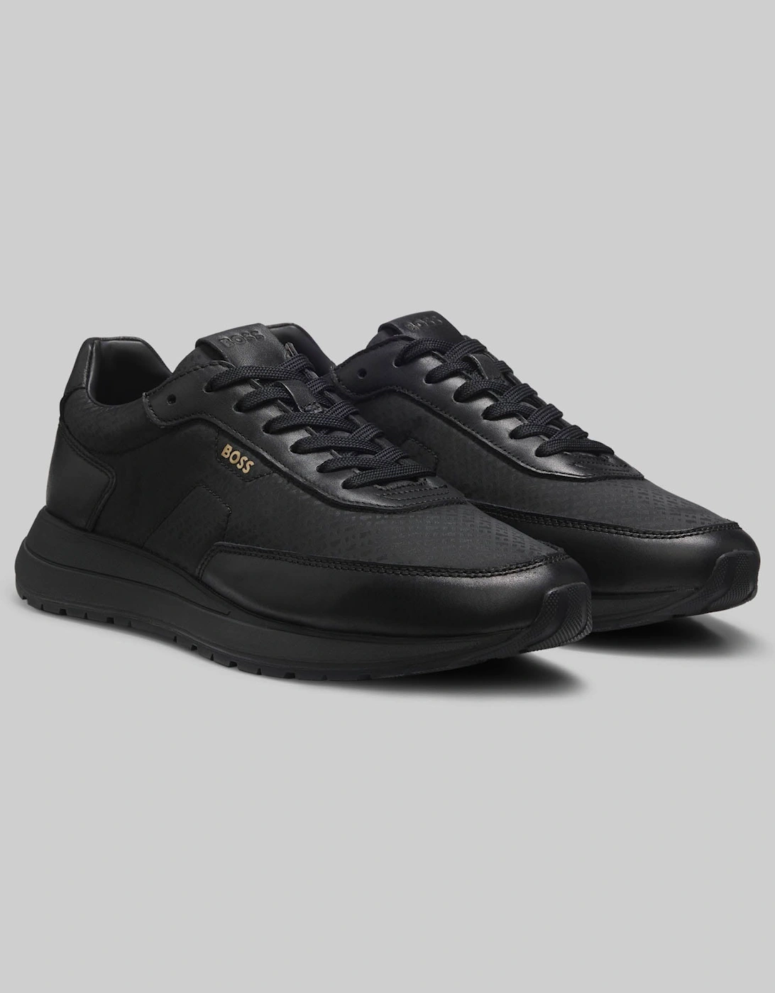 BOSS Orange Vinston_Runn_nymnlt Mens Trainers - Black 005