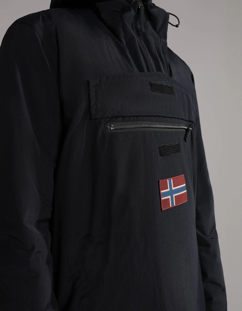 Napapijri Rainforest Winter 3 Mens Hooded Anorak - Black 041