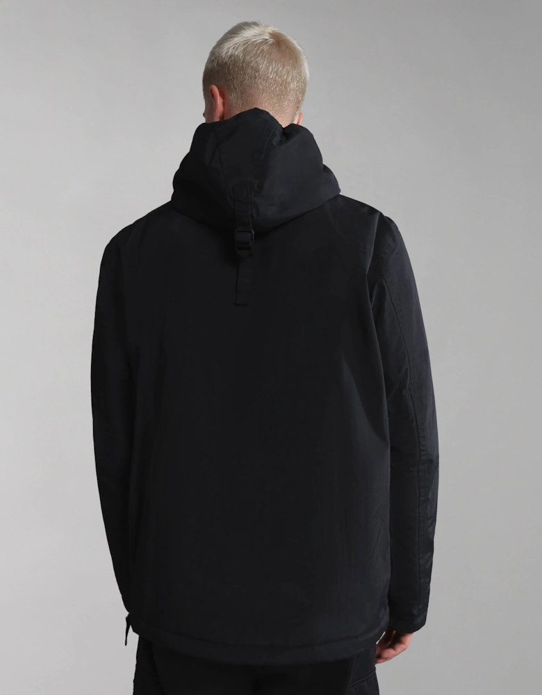 Napapijri Rainforest Winter 3 Mens Hooded Anorak - Black 041