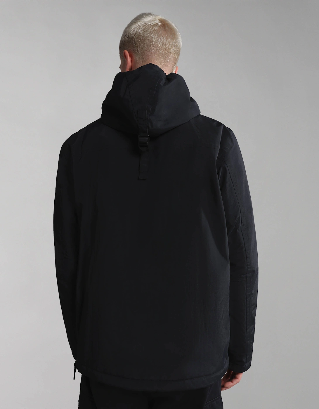 Napapijri Rainforest Winter 3 Mens Hooded Anorak - Black 041