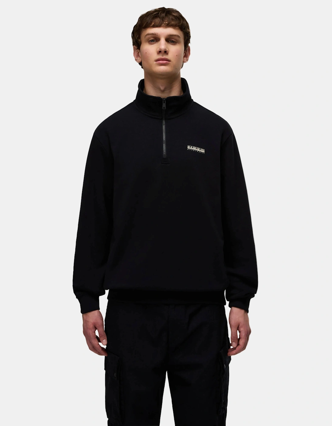 Napapijri Yupik 6 Full Zip Mens Fleece Hoodie - Black Beauty 941