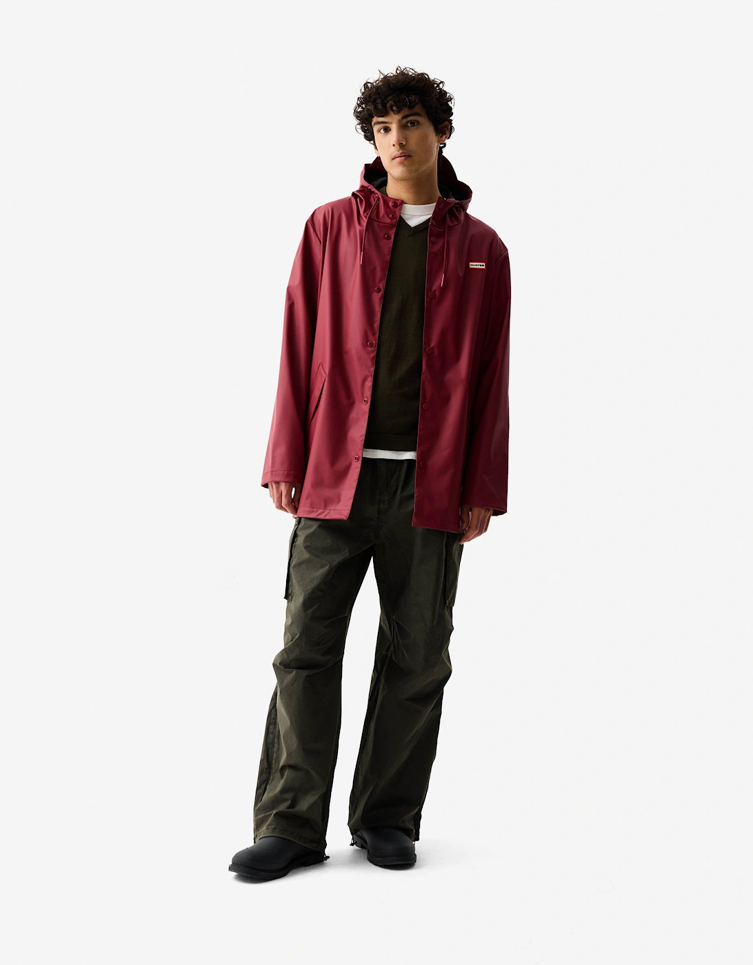 Hunter Jo Unisex Parka - Merlot
