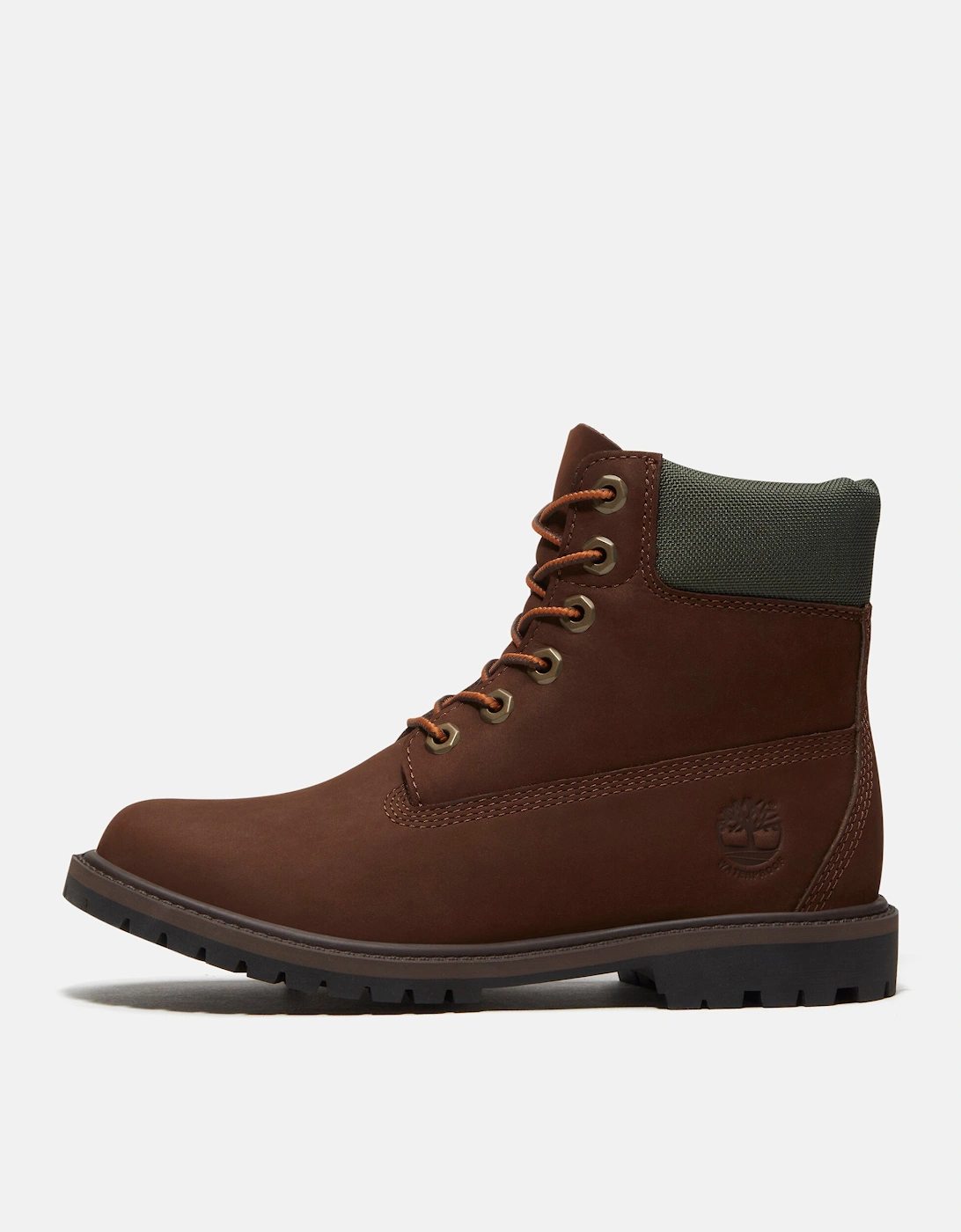 Timberland Womens Premium 6 Inch Waterproof Nubuck Boots  - Dark Brown