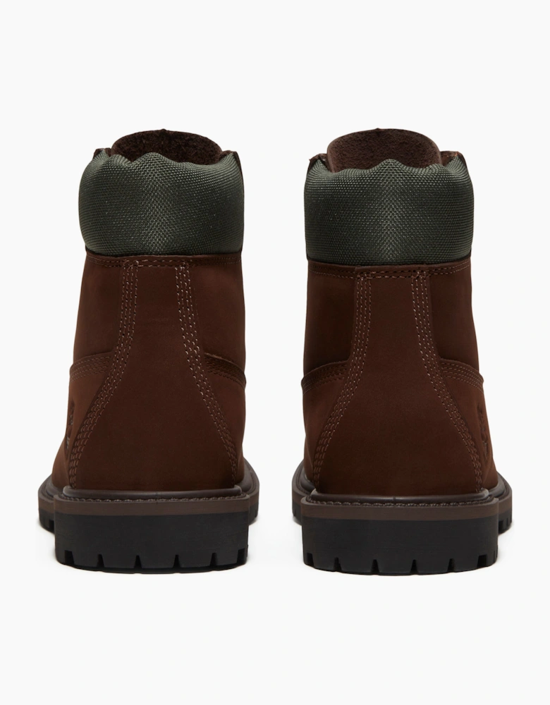 Timberland Womens Premium 6 Inch Waterproof Nubuck Boots  - Dark Brown