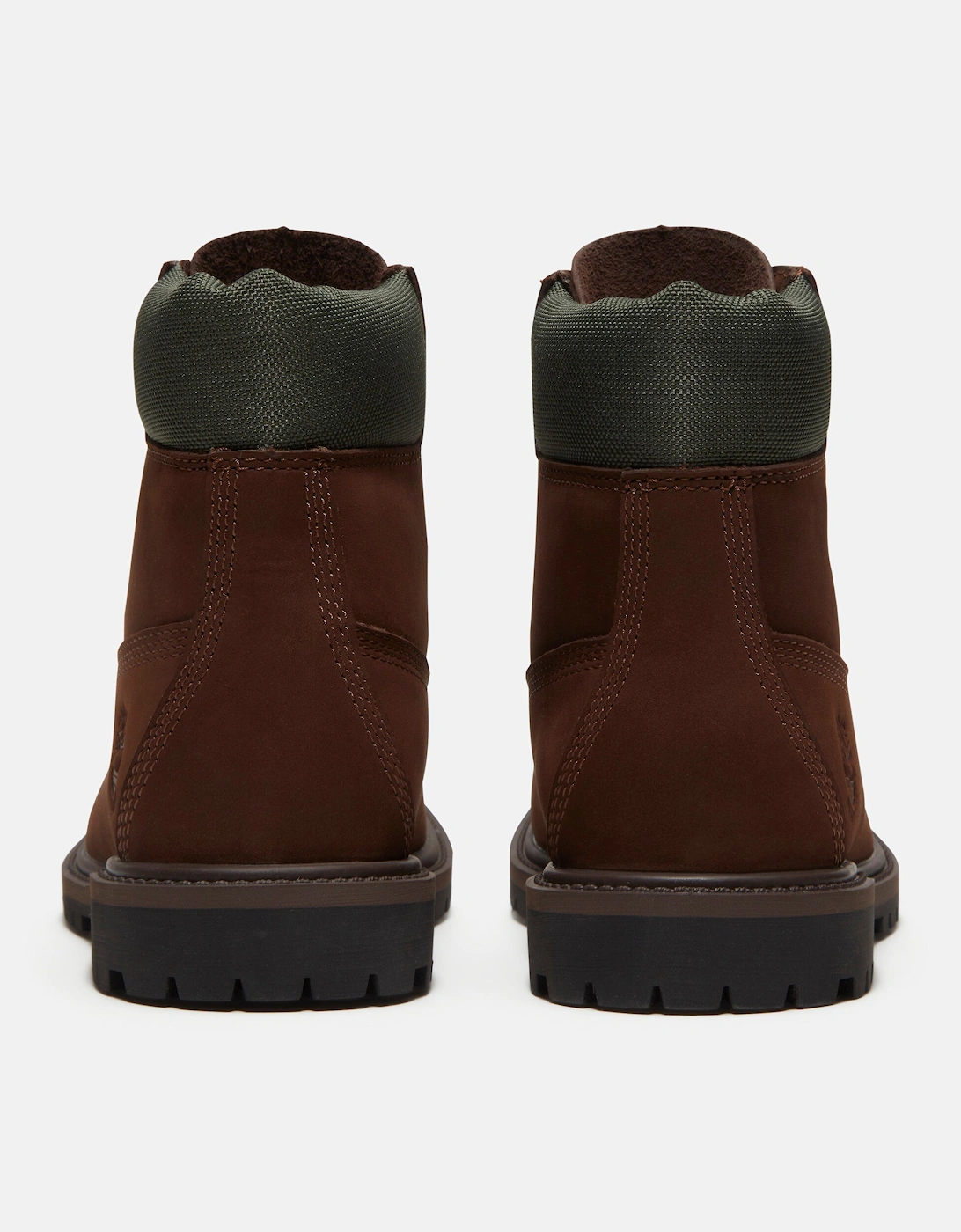 Timberland Womens Premium 6 Inch Waterproof Nubuck Boots  - Dark Brown
