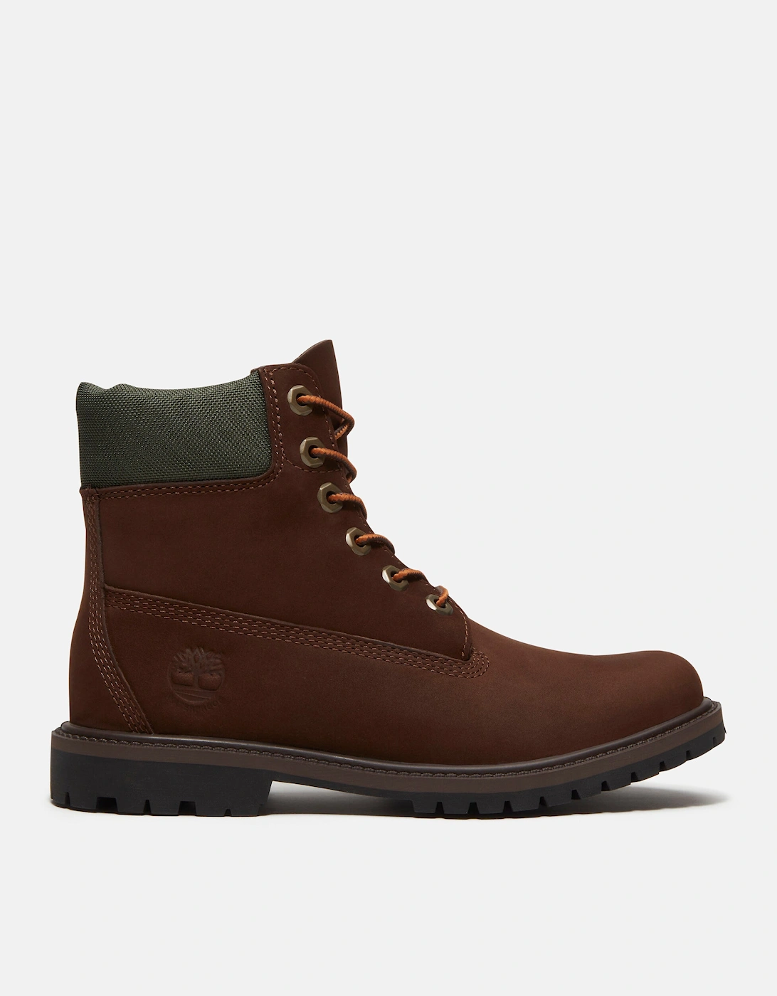 Timberland Womens Premium 6 Inch Waterproof Nubuck Boots  - Dark Brown