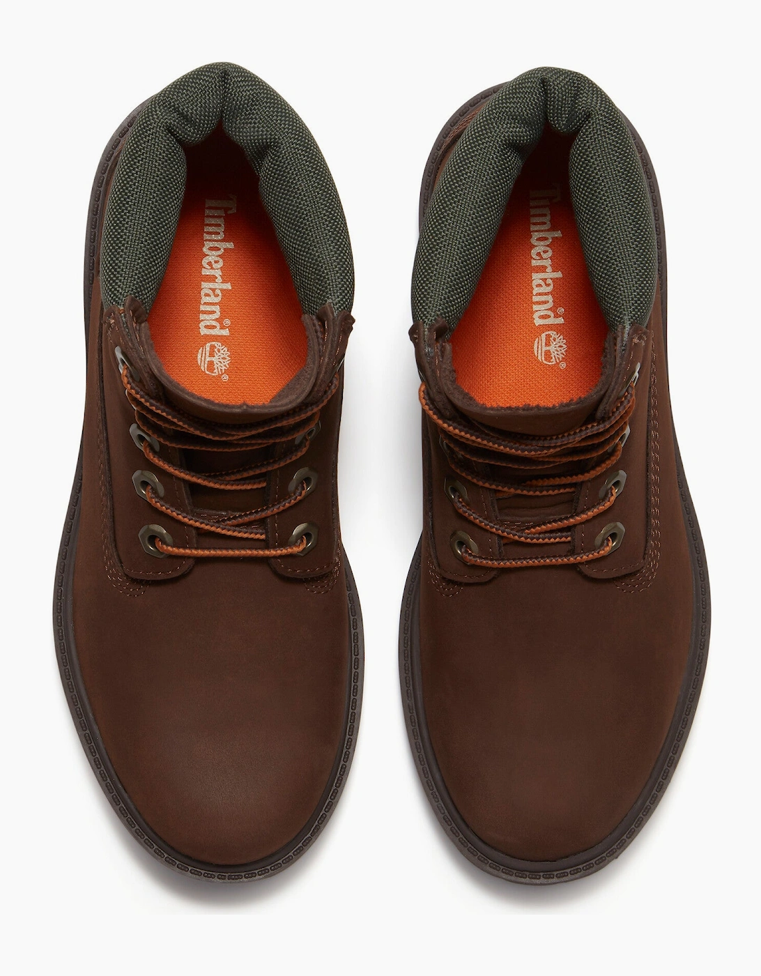 Timberland Womens Premium 6 Inch Waterproof Nubuck Boots  - Dark Brown