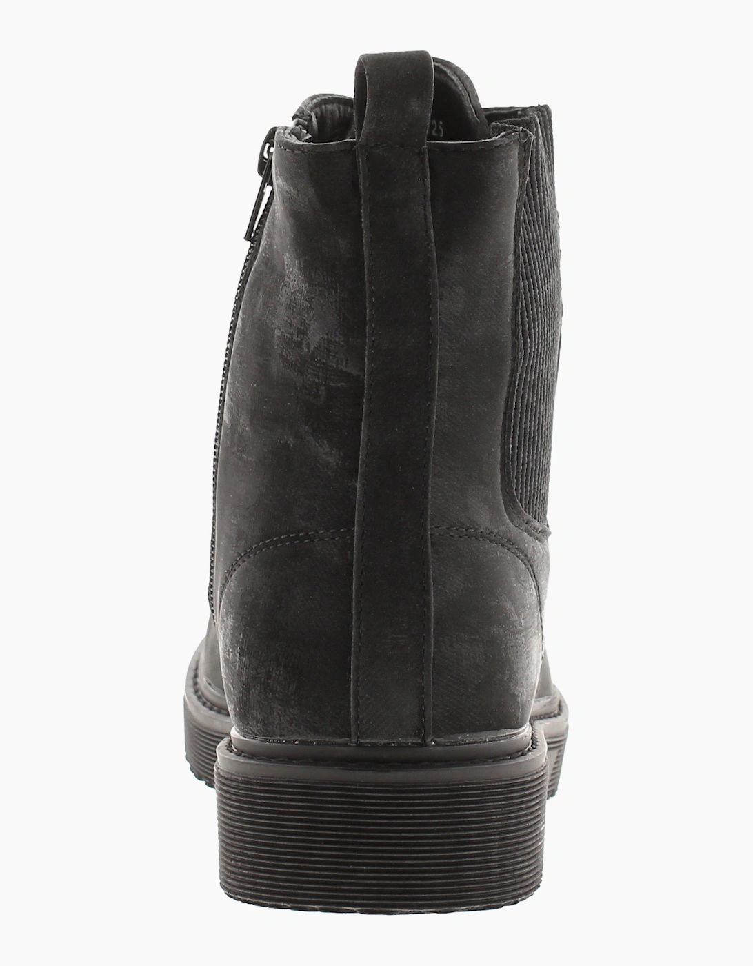 Miss Riot Girls Ankle Boots Victory Zip Lace Up black UK Size