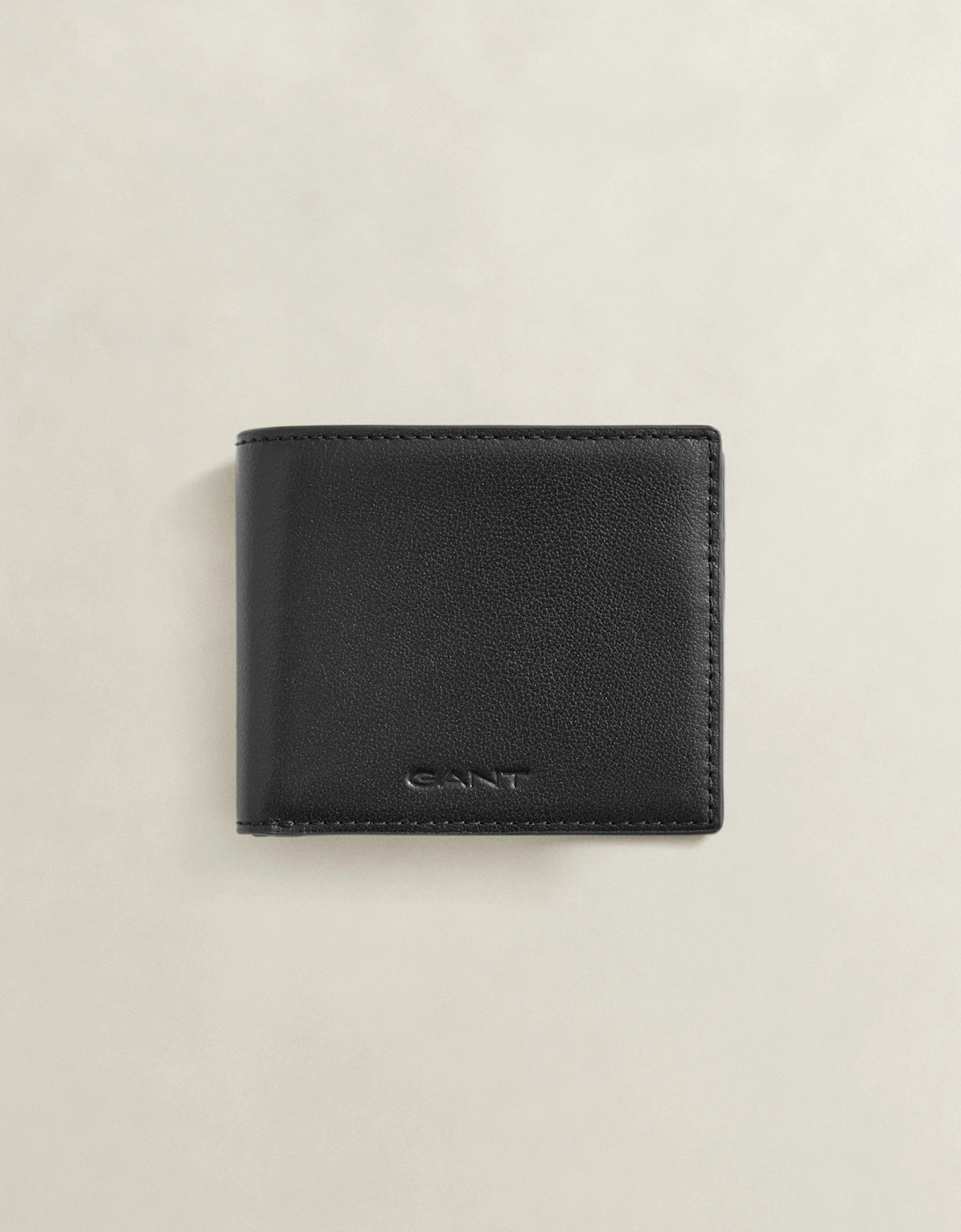 Men's GANT Mens Leather Bifold Wallet - 5 Black - Size: ONE size