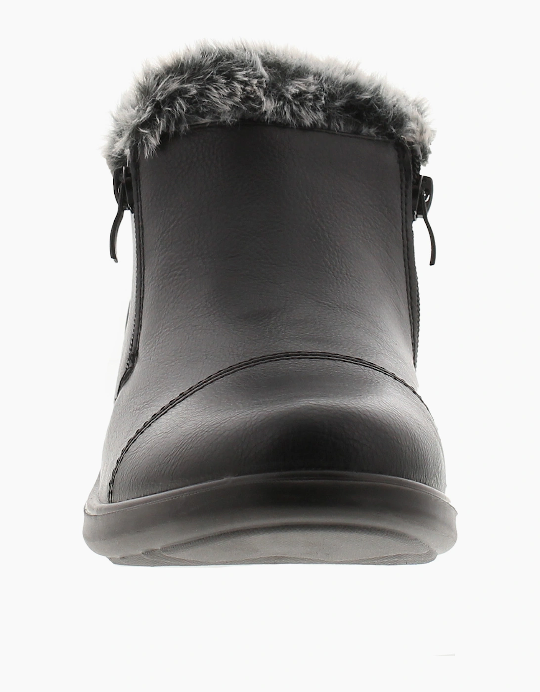 Strollers Womens Ankle Boots Sandra Dual Zip Fastening black UK Size