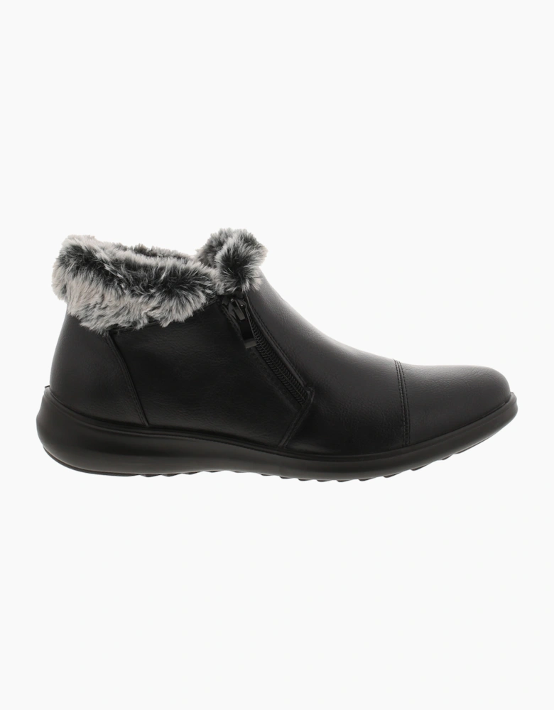Strollers Womens Ankle Boots Sandra Dual Zip Fastening black UK Size