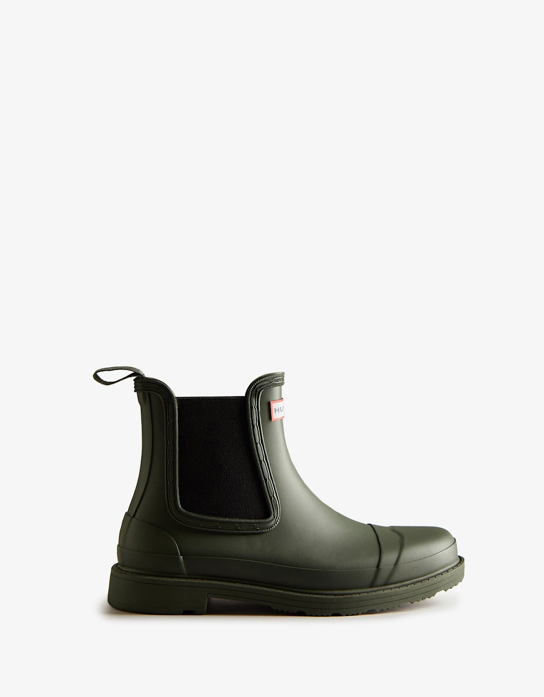 Hunter Commando Womens Chelsea Boot - Dark Olive
