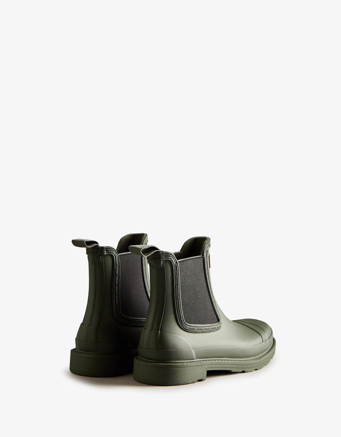 Hunter Commando Womens Chelsea Boot - Dark Olive