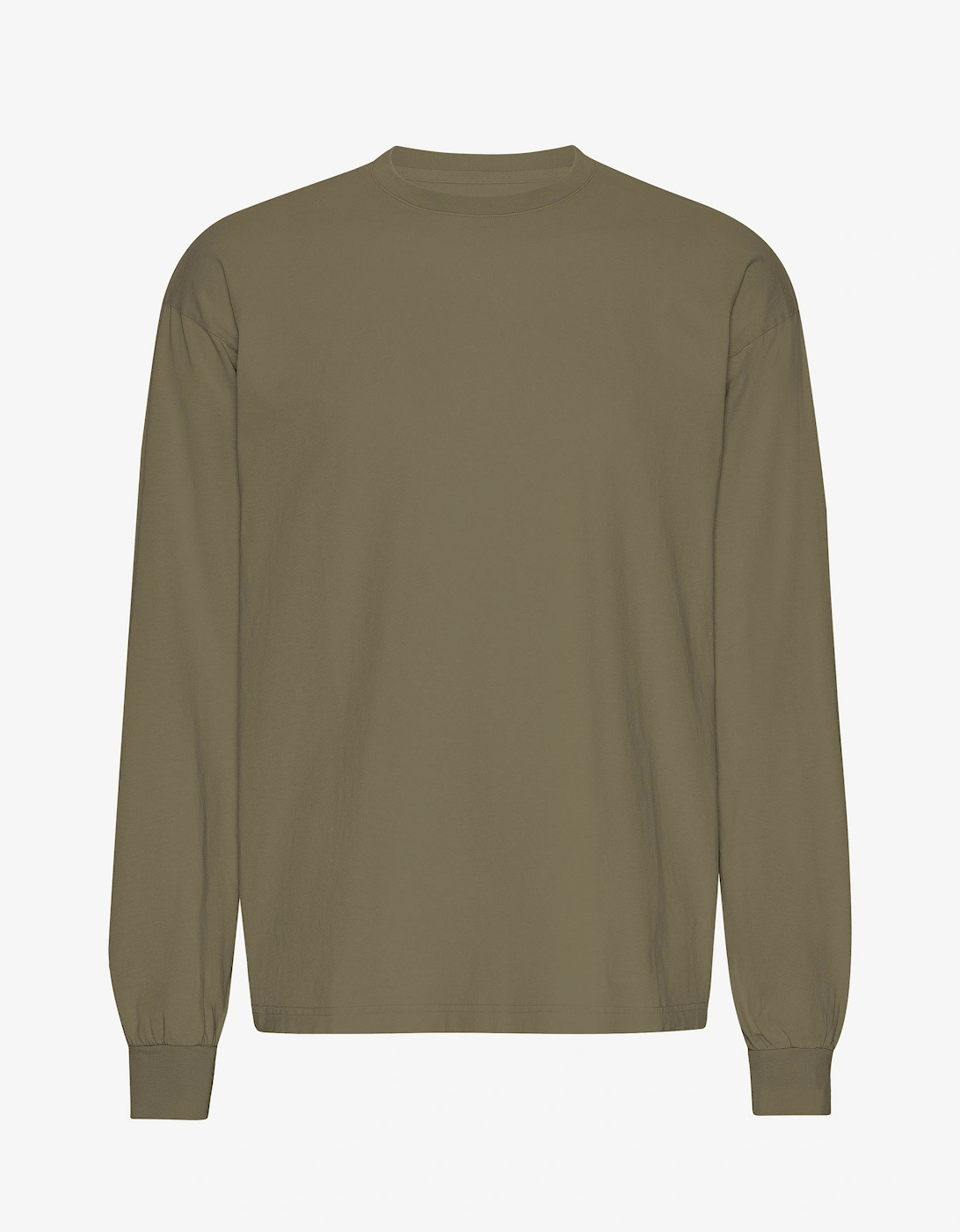 Colorful Standard Oversized Organic Long Sleeve T-Shirt - Dusty Olive