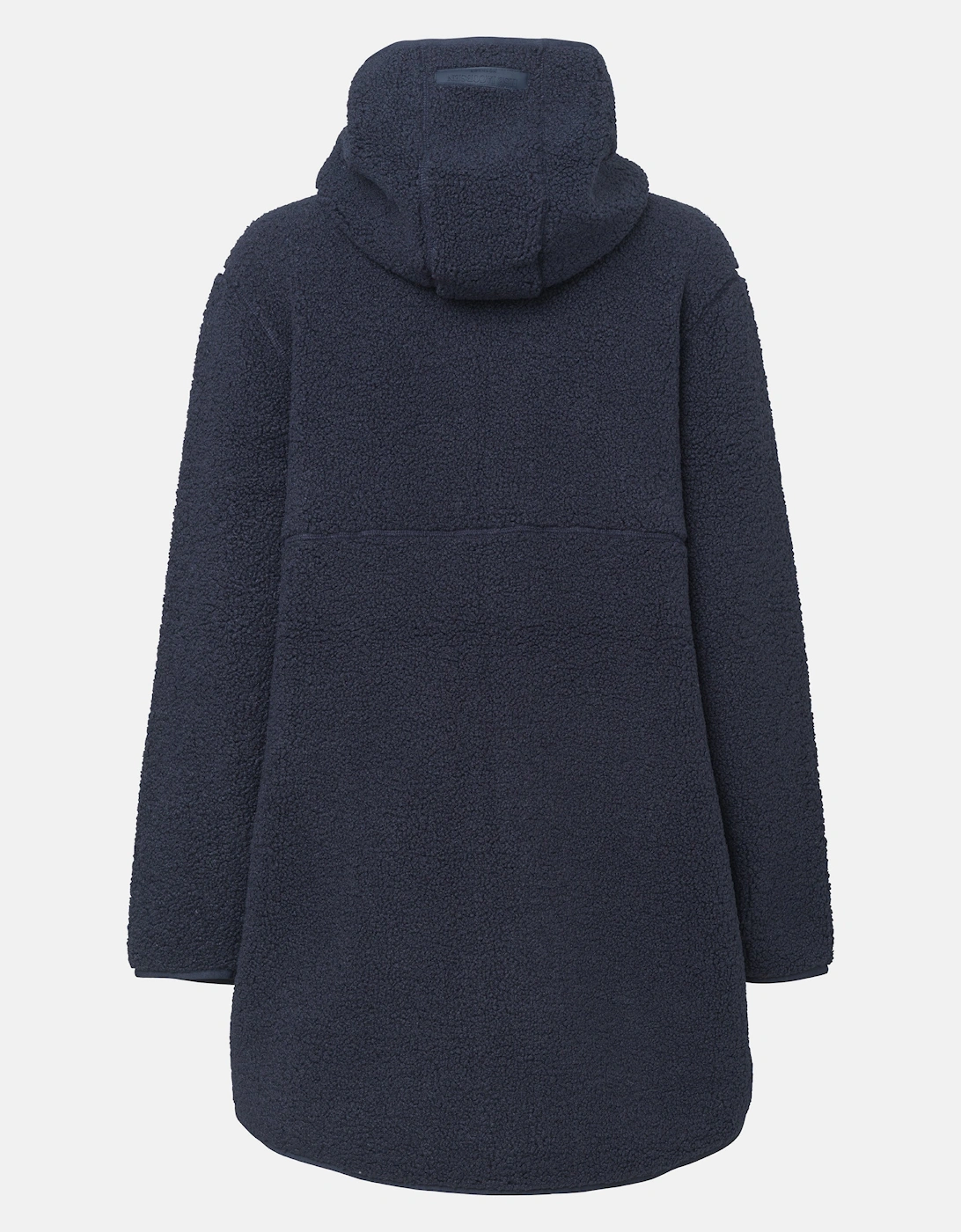Ilse Jacobsen Bonded Pile Womens Hooded Jacket - Dark Indigo 660