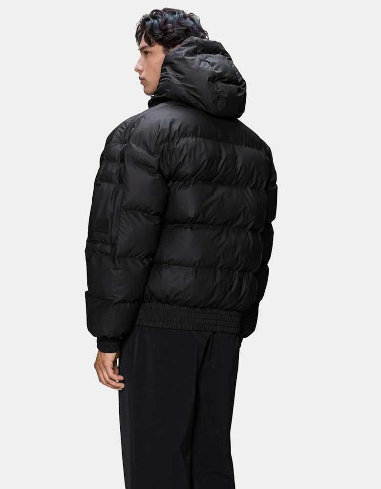 Rains Alta Bomber Puffer Jacket - 01 Black