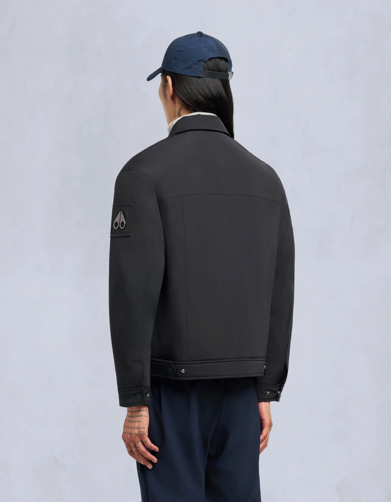 Moose Knuckles Mens Jacque Bunny Shirt Jacket - Black 292