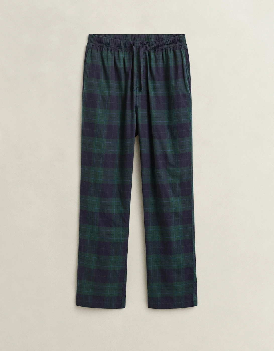GANT Mens Flannel Checked Pyjama Pants - 374 Tartan Green