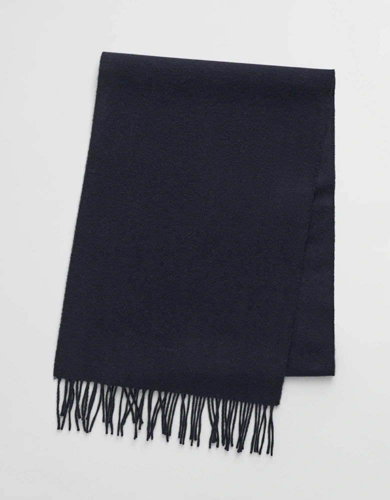 GANT Mens Wool Scarf - 433 Evening Blue